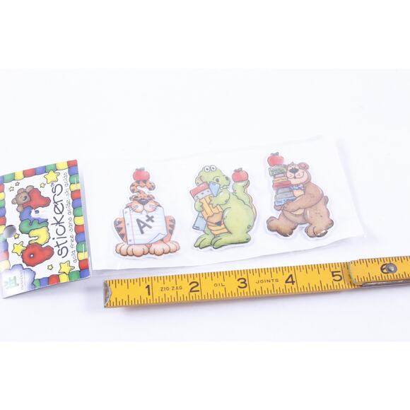 Puffy, Sticker Sheet, School, Teacher, Provo Craft, Animals, Pictures, Children, - Picture 2 of 2